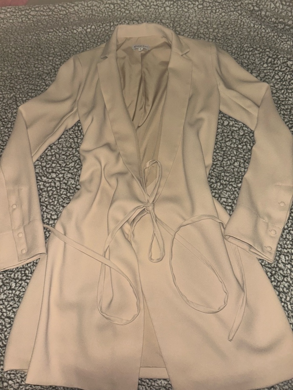Gianni Bini Beige Blazer Dress